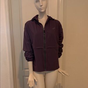 Women's Stylish Plum Utility Jacket